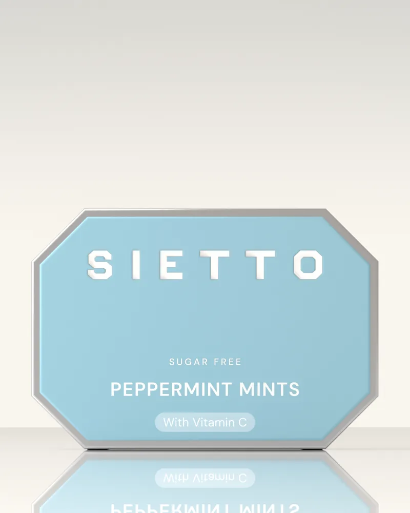 SIETTO Peppermint mints tin